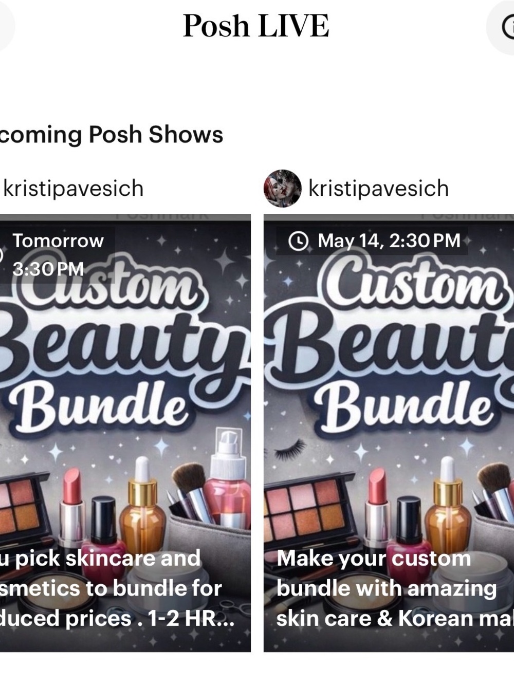 Custom BUNDLE SKINCARE & COSMETICS REDUCED PRICES 👇